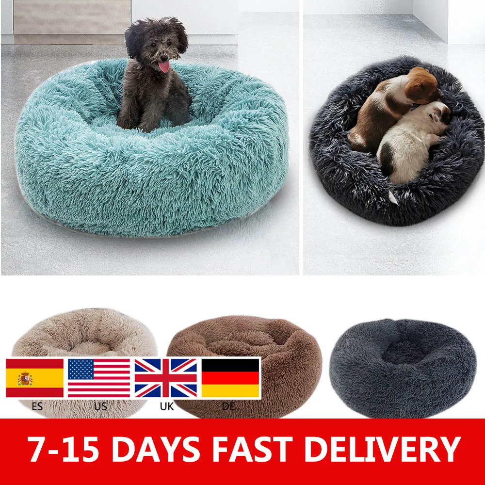 Pet Dog Bed Long Plush Super Soft Pet Bed Kennel Round Dog House Cat Bed For Dogs Bed Cushion Big Large Mat Bench Pets Supplies Pet Dog Bed Long Plush Super Soft Pet Bed Kennel Round Dog House Cat Bed For Dogs Bed Cushion Big Large Mat Bench Pets Supplies