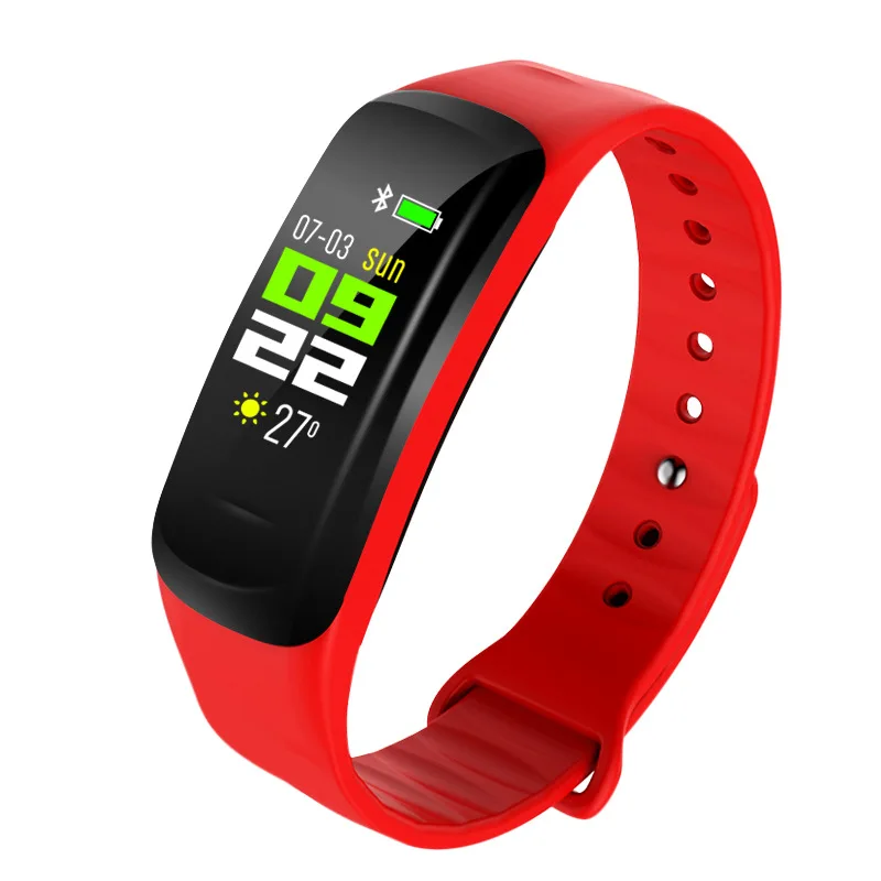

New style color Smart watch wristband 2019 intelligent bracelet multi-function heart rate sleep pedometer movement bracelet
