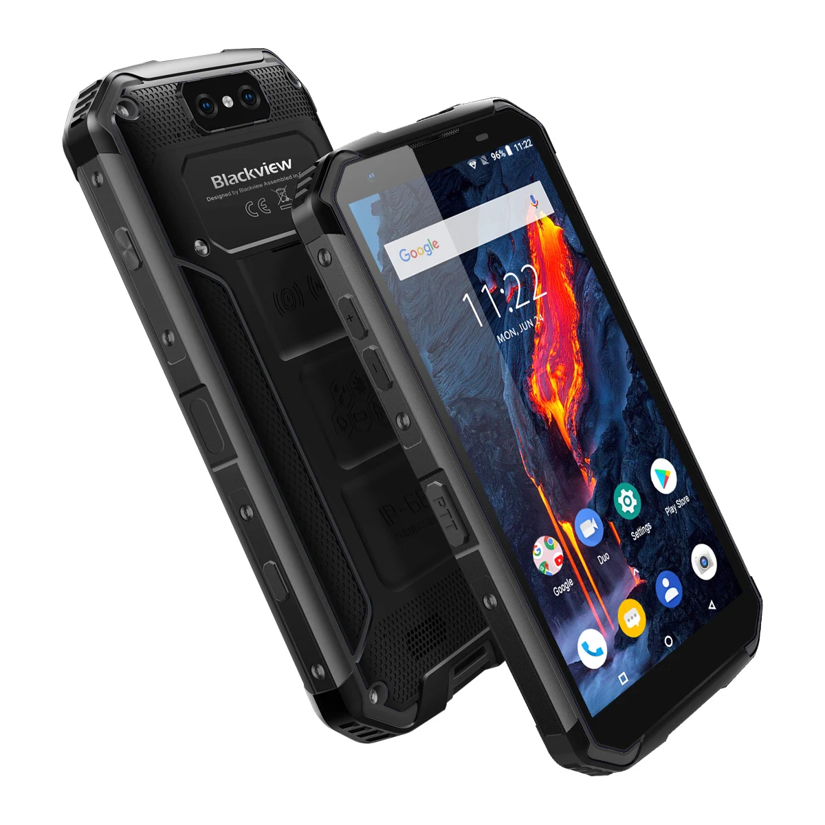 Blackview BV9500 Plus мобильный телефон Android 9,0 Octa Core 5," Helio P70 4 Гб ОЗУ 64 Гб ПЗУ IP68 Водонепроницаемый 4G Смартфон NFC OTG