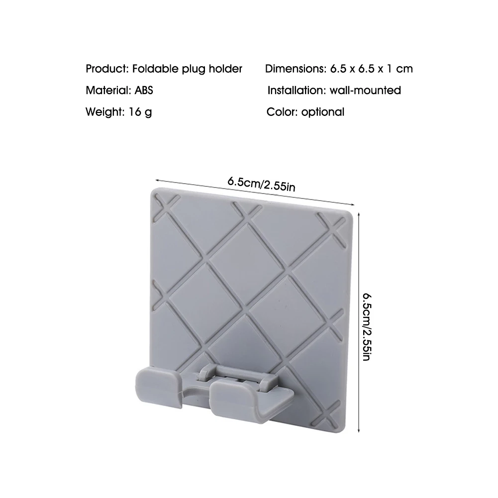 Foldable Plastic Power Plug Hook