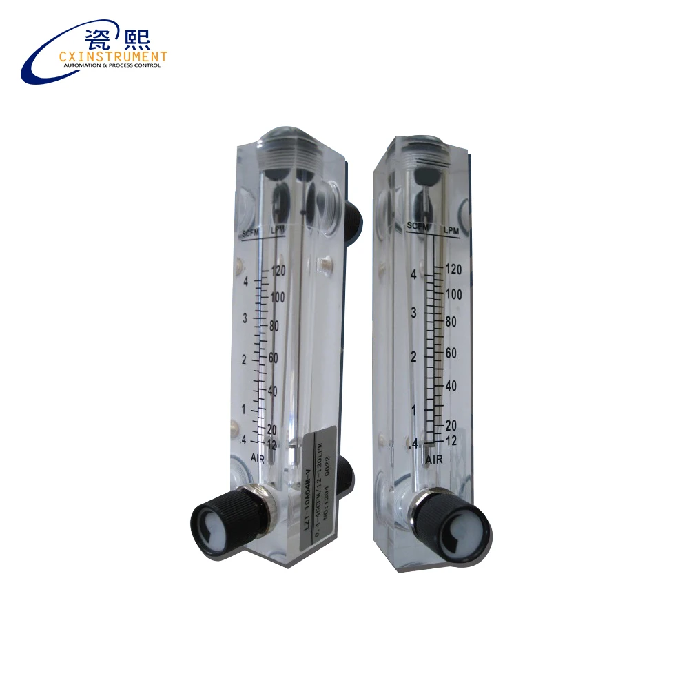 1601600l/h Flow Range Glass Variable Area Flowmeter Flow Meters