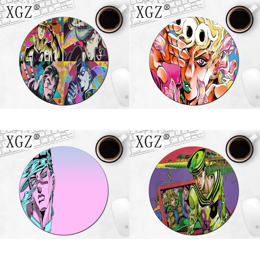 Jojo Mouse Pad Round Jojo Bizarre Adventure Gaming Mat Pc Mat Wrist