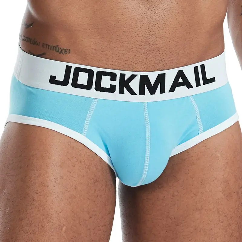 Трусы-брифы Jockmail мужские хлопок пикантное нижнее белье трусы для геев стринги