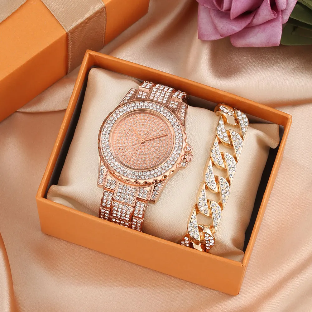 Luxury Crystal Quartz Wristwatches Set 3 Luxury Crystal Quartz Wristwatches Set 3