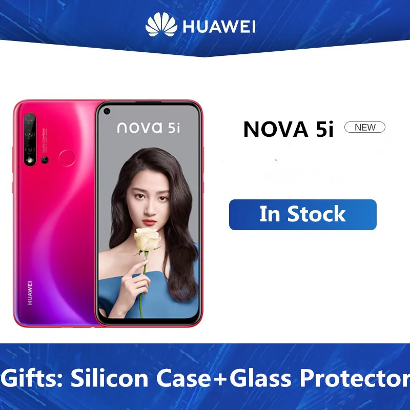 Мобильный телефон HuaWei Nova 5i 4G LTE Kirin 710 Android 9,0 6," ips 2310X1080 8 ГБ ОЗУ 128 Гб ПЗУ 24,0 МП отпечаток пальца