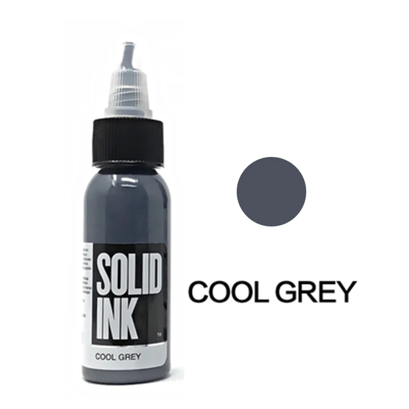 Tinta чернила для татуировки пигмент микроblading pigmento pigmentos tintas para tatuajes tinta tatuaje encre tatouage тату цвета - Color: Cool grey