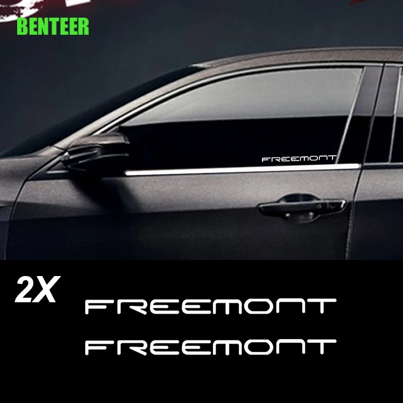 

2pcs Car windows sticker for fiat freemont