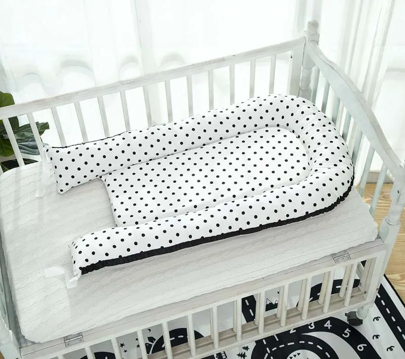Детское гнездо кровать портативная бионическая кроватка дорожная кроватка складная детская хлопковая Колыбель новорожденный удаляемый моющийся люлька бампер