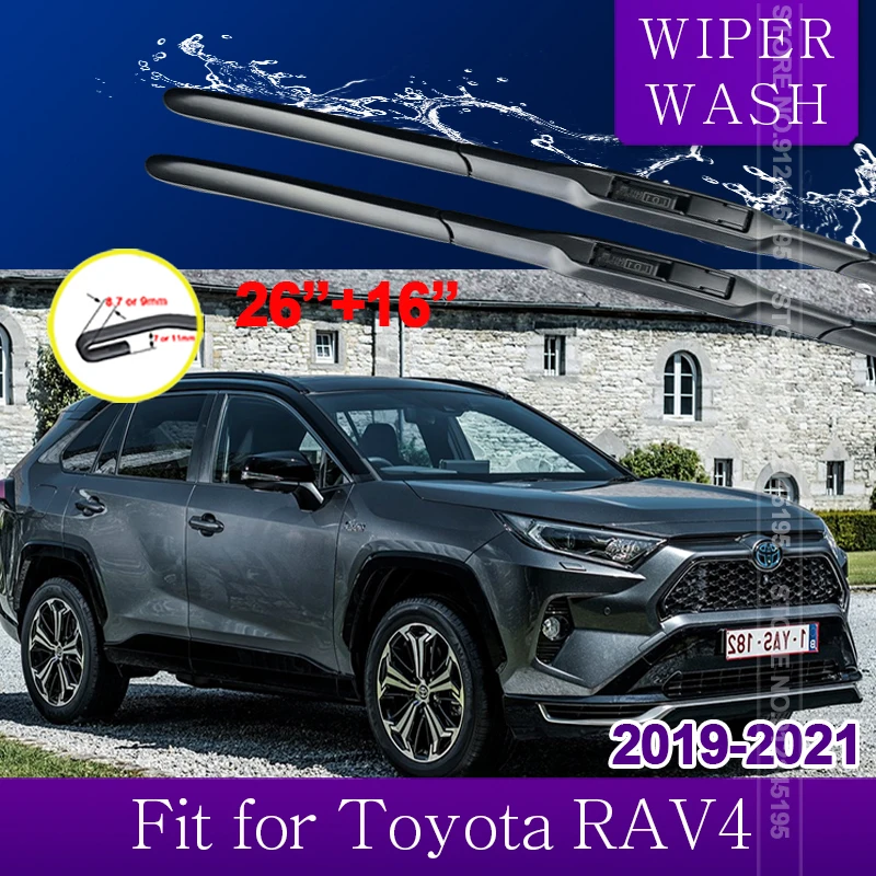 

Car Wiper Blade for Toyota RAV4 XA50 2019 2020 2021 Front Windscreen Windshield Wipers Car Accessories RAV 4 XA 50 SUV 26"+16"