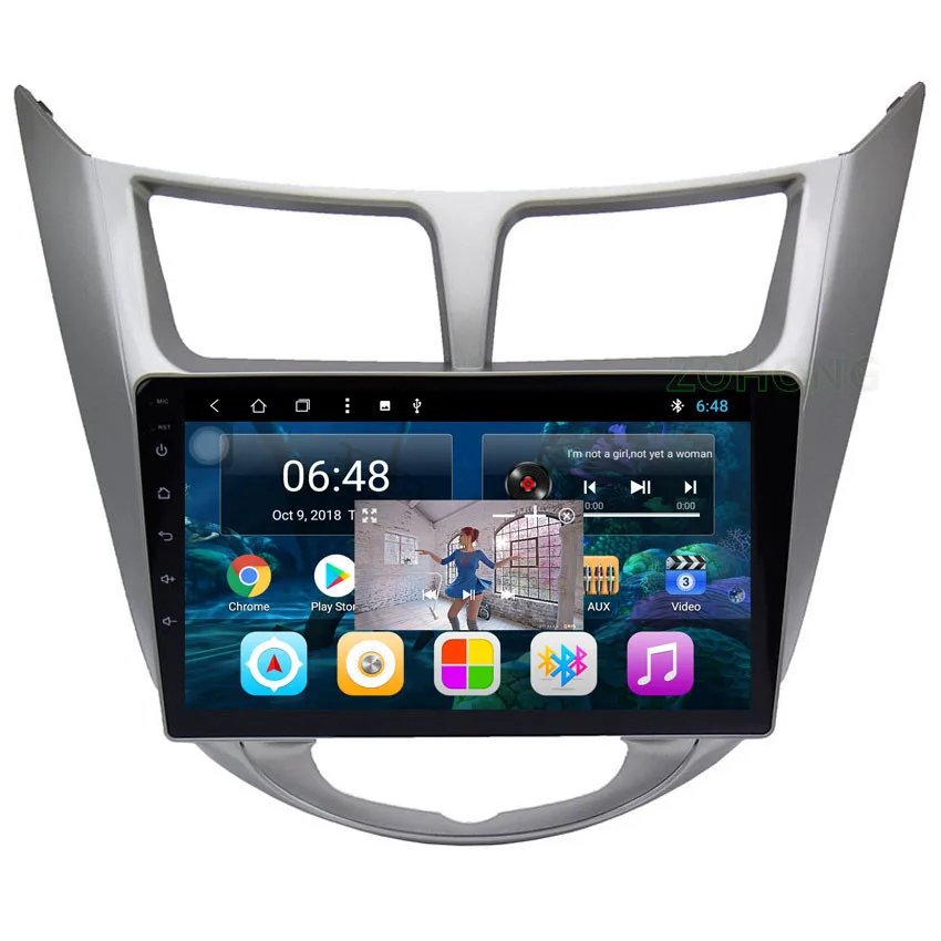 Excellent PIP Octa Core 2+32Gb for Hyundai Solaris Accent CAR radio multimedia video player CAR gps navigation Android 8.1 autoradio WIFI 4