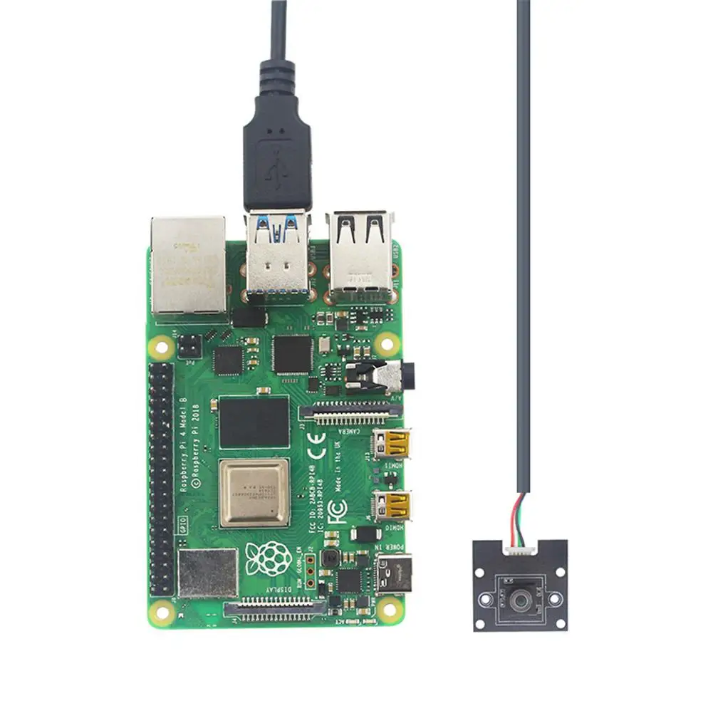 

2019 Newest High Quality USB2.0 Camera Free Drive For Raspberry Pi 4B Camera Line Length 40CM
