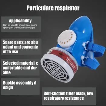 

Sefl-priming Filter Anti Harmful Gas Filter Mask Protective Facepiece Respirator