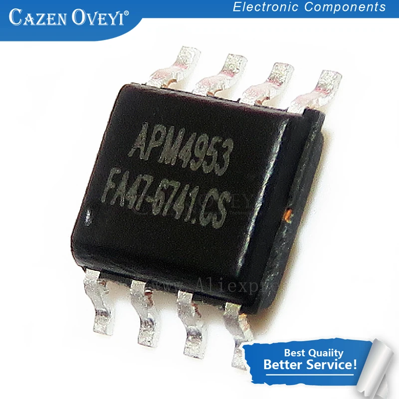 10 шт./лот APM4953 4953 двойной P-канал Режим повышения MOSFET SOP-8 в наличии | Электронные