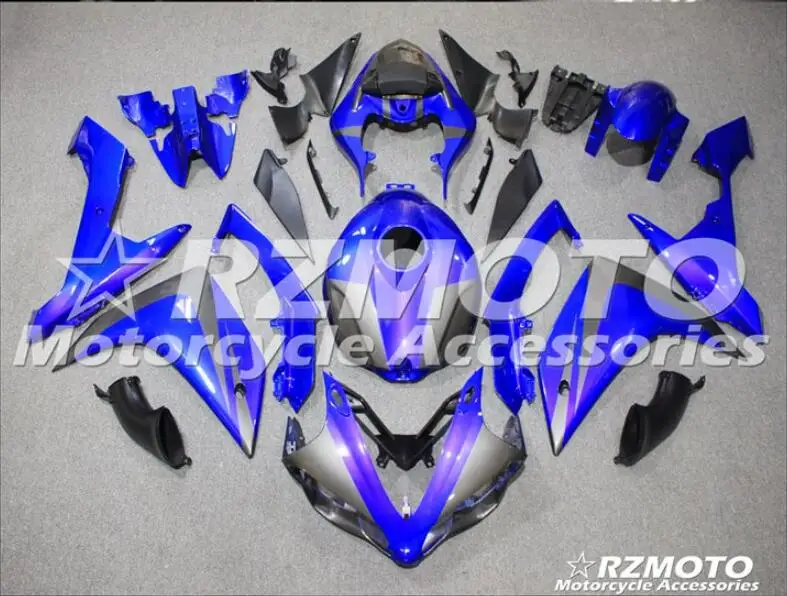 same photo show 4 подарки ABS прессформы Мотоцикл Обтекатели подходит для Yamaha YZF-1000-R1 2007 2008 07 08 обтекатель кузова набор на заказ синий крутой - Цвет: same photo show