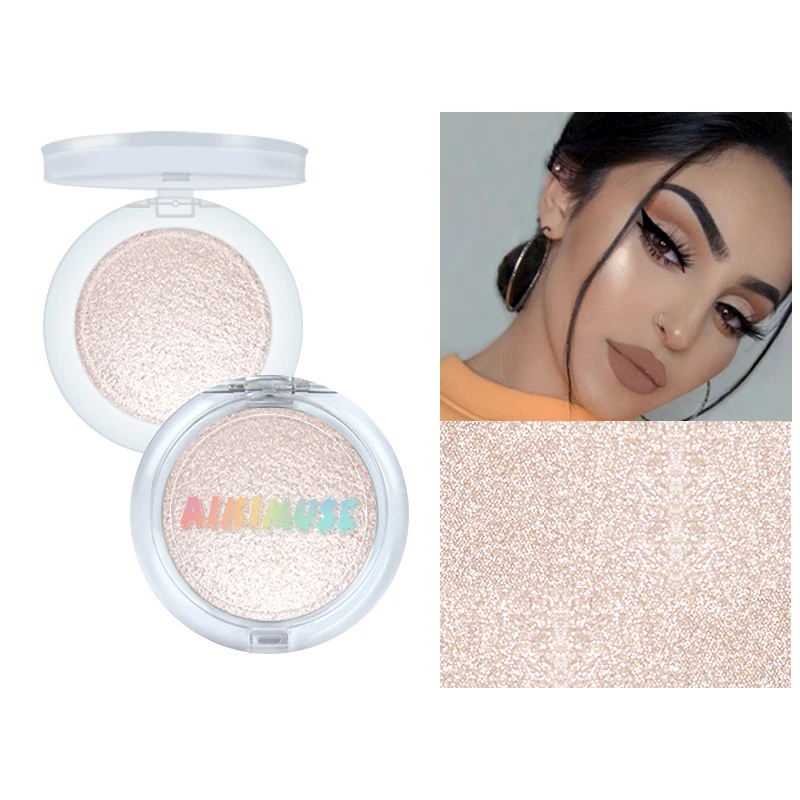 02 KIMUSE Illuminator, светящийся Хайлайтер для лица, контур, золотой, стойкий, Осветляющий, бронзер, макияж, мерцающая пудра, хайлайтер, палитра - Color: 02