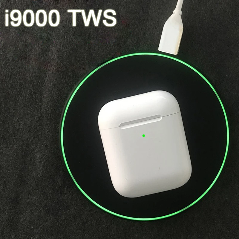 I9000 Tws беспроводные Bluetooth наушники 8D Super Bass Handsfree 1:1 размера i 9000 Tws настоящие беспроводные наушники для Android Iphone