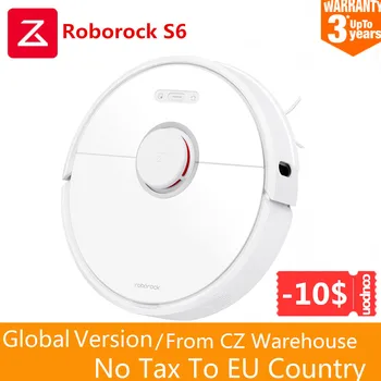 

Roborock S6 Robot Vacuum Cleaner 2000pa Powerful Home Automatic Sweeping Dust Sterilize Smart Plan Washing Mopping APP Control