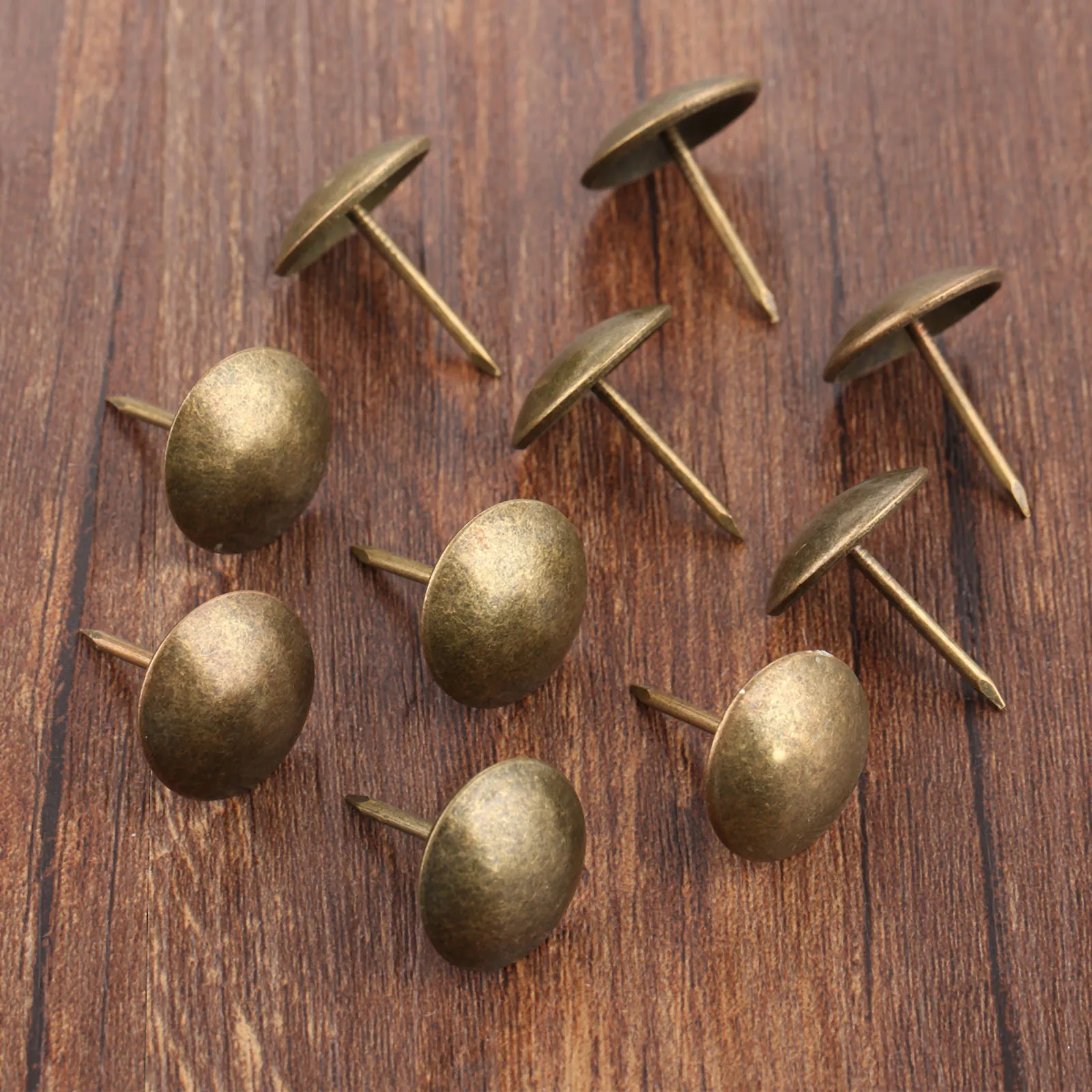 10Pcs 20*25mm Upholstery Nail Tachas Jewelry Gift Box Door Sofa Decorative Tack Stud Pushpin Furniture Nail Antique Bronze
