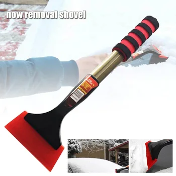 

Snow Removal Shovel Car Snow Brush Clean Car Ice Windscreen Tools Scraper Shovel Portable Snow Window Car Brush HG99