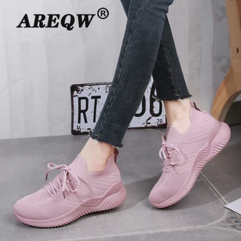 

2020 Spring Women Chunky Sneakers Platform Designers Mesh Breathable Old Dad Shoes Woman Tenis Female Running Casual Shoes