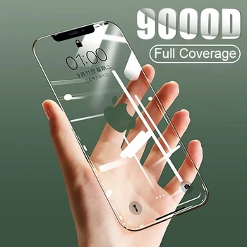 

Curved Full Cover Tempered Glass on the For iPhone X XS Max XR Screen Protector Glass For iPhone 7 8 6 SE 2020 Plus 11 Pro Film