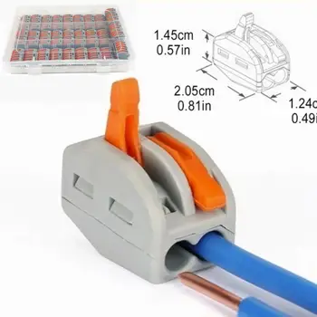 

Terminal Block Terminal Connector Electric Cable Connectors Portable Durable Practical Flame Retardant Plastic 400V 20A