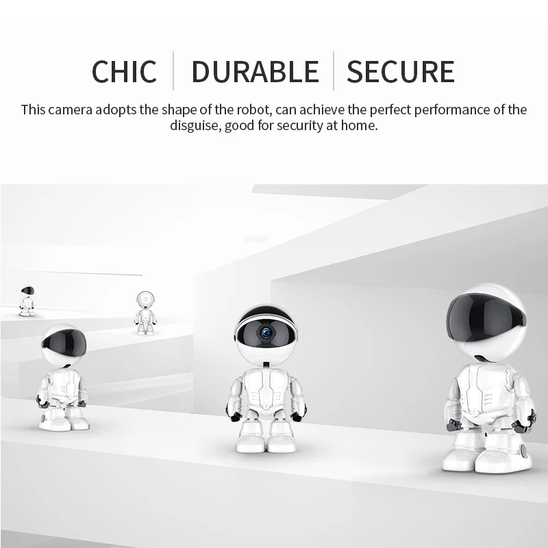 Умный робот для домашней безопасности IP камера 1080P HD беспроводная WiFi камера ночного видения детский монитор CCTV камера видеонаблюдения приложение YCC365