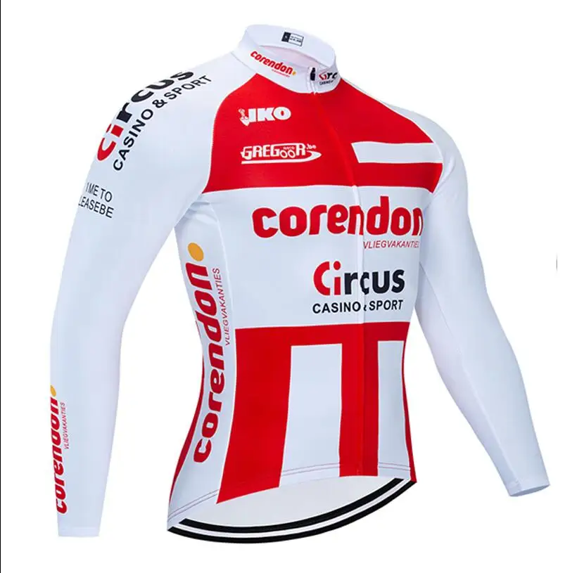 SPTGRVO LairschDan Pro CORENDON, цирковая команда, одежда для велоспорта, осенняя дышащая велосипедная Джерси, комплект, длинное Mtb снаряжение для велосипеда, костюм