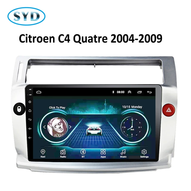 Autoradio For Citroen C4 Dvd 2004-2006 2007 2008 2009 Central Multimedia Radio Gps Navigator Android 8.1 Fm Usb - Car Multimedia Player - AliExpress