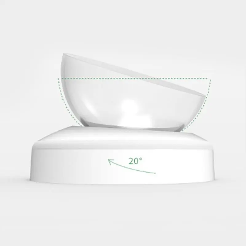 Миска для кормления кошек с подставкой миска для воды для домашних животных защита шеи 20 градусов наклон 85WC