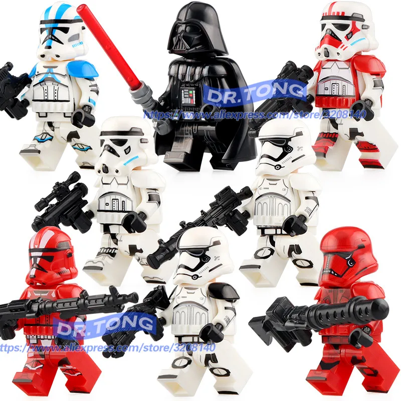 

50PCS/LOT 2019 New Starwars Imperial Army Military Clone Trooper Trooper Action Figures Building Blocks STARWARS Toys KT1034