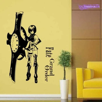 

Mash Kyrielight Wall Decal FGO Shielder Vinyl Wall Stickers Decal Decor Home Decorative Decoration Anime Car Sticker