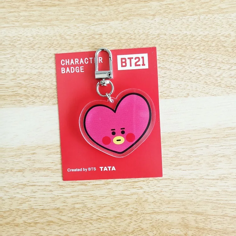 Bangtan мальчики мультфильм ребенка мешок кулон ювелирные изделия