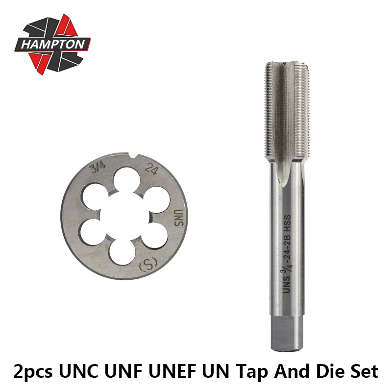 Hampton Unc Unf Unef Un Right Hand Thread Tap And Die Set 2pcs Hss Hand Tap Drill Bit 5 16 3 8 7 16 1 2 5 8 3 4 18 24 28 40 Tap Die Aliexpress Hampton Unc Unf Unef Un Right Hand Thread Tap And Die Set 2pcs Hss Hand Tap Drill Bit 5 16 3 8 7 16 1 2 5 8 3 4 18 24 28 40 Tap Die Aliexpress
