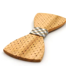 Модный деревянный галстук-бабочка галстук мужской бренд галстук-бабочка ручной работы Деревянный воротник цветок горячий деревянный галстук узел