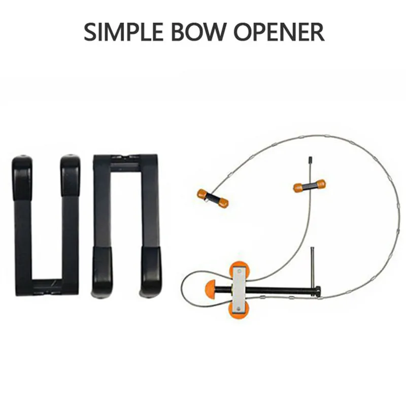 

Archery Compound Bow Durable Metal Portable Press Quad Bracket Set Bow Opening Device Outdoor Shooting Hunting Tool Bow Opener
