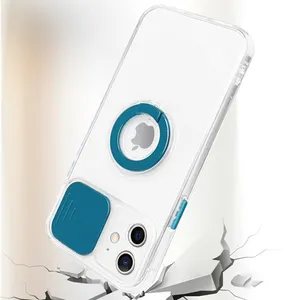 Image 4 - Cao Cấp Trượt Ống Kính Bảo Vệ Camera Dành Cho iPhone 12 11 Pro Max XR X XS 7 8 Plus Mini Candy màu Sắc Rõ Ràng Với Giá Đỡ Chiếc Nhẫn Bao