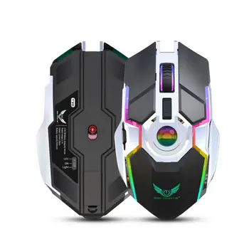 

Wireless Mouse Rechargeable RGB Lighting Laptop Computer Mice