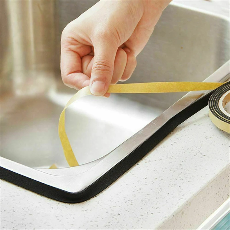 Gas Stove Sealing Strip Tape Anti-Fouling Home Sink Edging Self-Adhesive Window Soundproof Kitchen Supplies Household | Обустройство