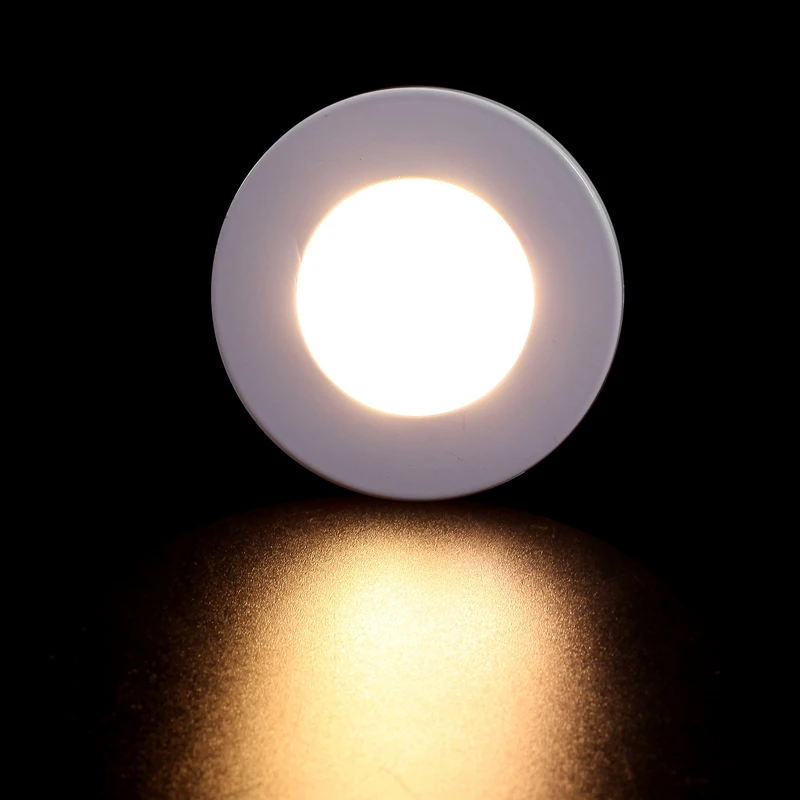 Мини светодиодный светильник s потолочный светильник круглый поверхностный монтаж 3 Вт 220 В Точечный светильник для внутреннего освещение кухонного шкафа