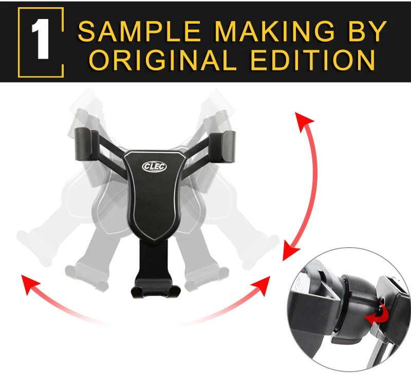 Gelinsi For LEXUS NX200 NX300 NX300h Car Phone Holder Air Vent Mount Stand Mobile Gravity Smartphone Cellphone Support Bracket