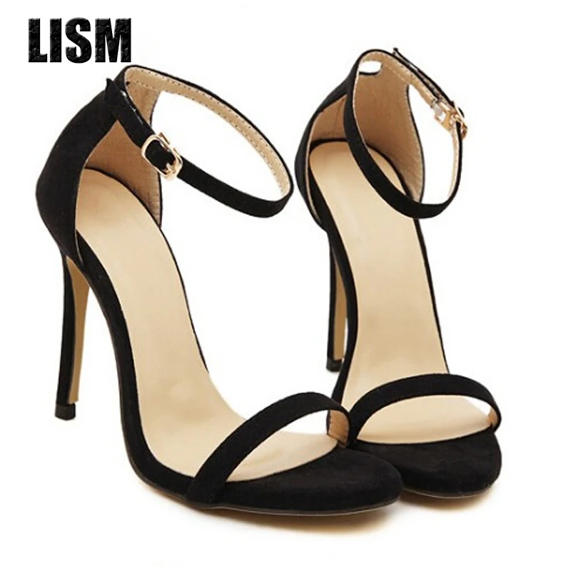 

And High Heels Summer Bomb Sexy Wedding Party Sandals Peep Toe Button formal Shoes