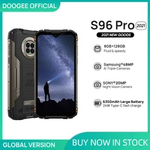 DOOGEE S96 Pro 2021 Rugged Phone 48MP Quad Camera smartphone 20MP Infrared Night Vision Helio G90 Octa Core 8+128GB NFC
