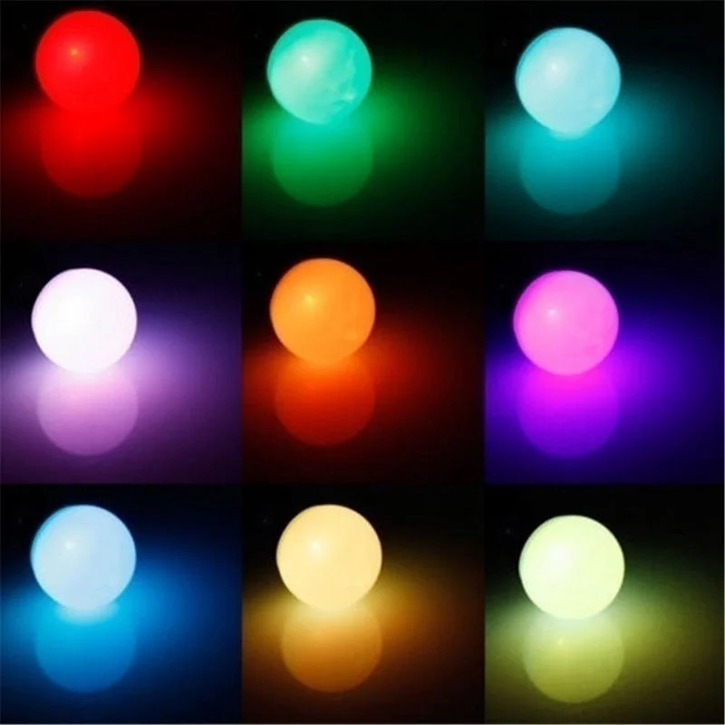 LED Lamp 1W 3W 5W RGB LED Bulb USB Lamp Automatic Rotation Colorful Christmas Lighting Night Light Bases Edison bulb