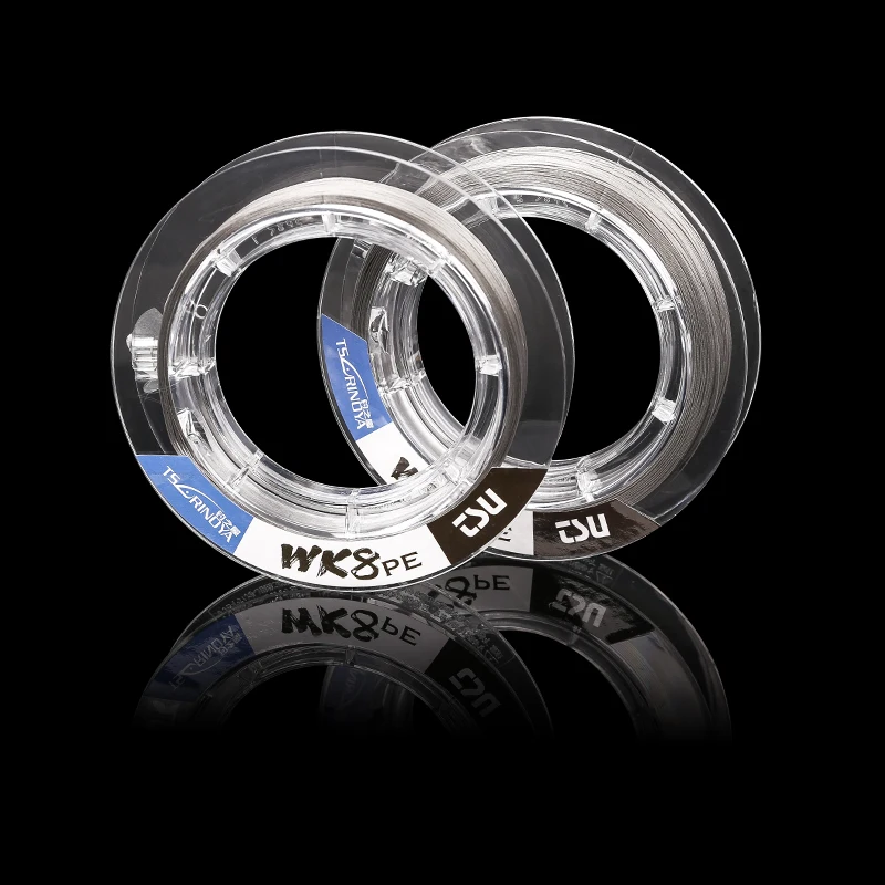 Новинка Ligne de pont TSURINOYA WK8 8 ligne PE tressée 150 м 16-45lb 0,1-0,27 мм ligne de leurre de pont forte Multilament