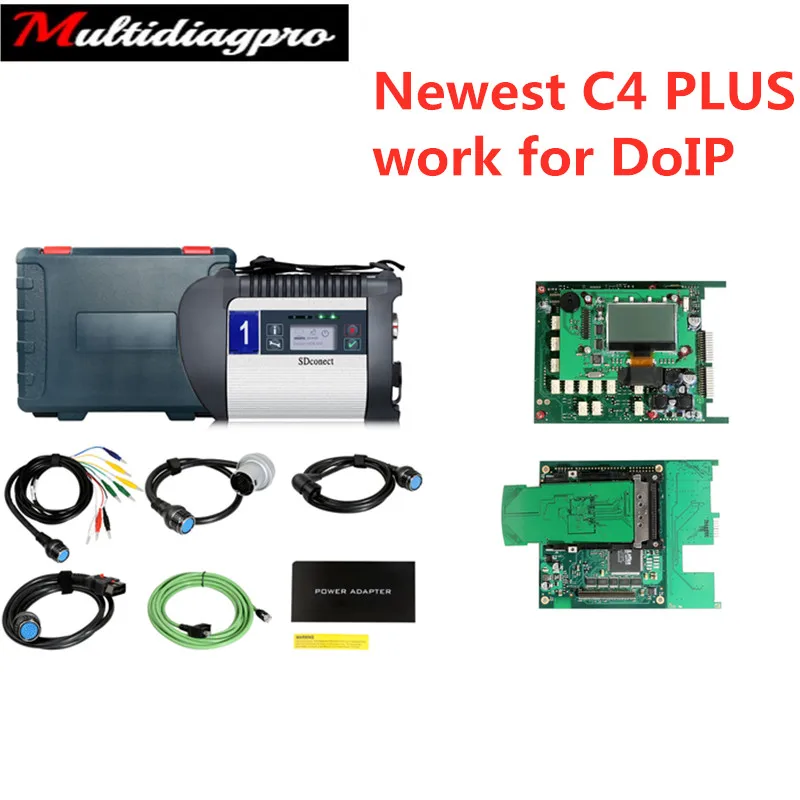 

V2019.7 MB SD C4 PLUS Star Diagnosis Support DOIP for Cars and Trucks with Free DTS Monaco & Vediamo