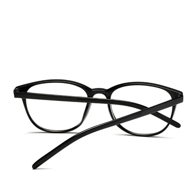 Rivets Finished Myopia Glasses Women Blue Film Coating Oval Nearsighted Eyeglasses -1.0 -1.5 -2.0 -2.5 -3.0 -3.5 -4.0 -4.5 -6.0 2