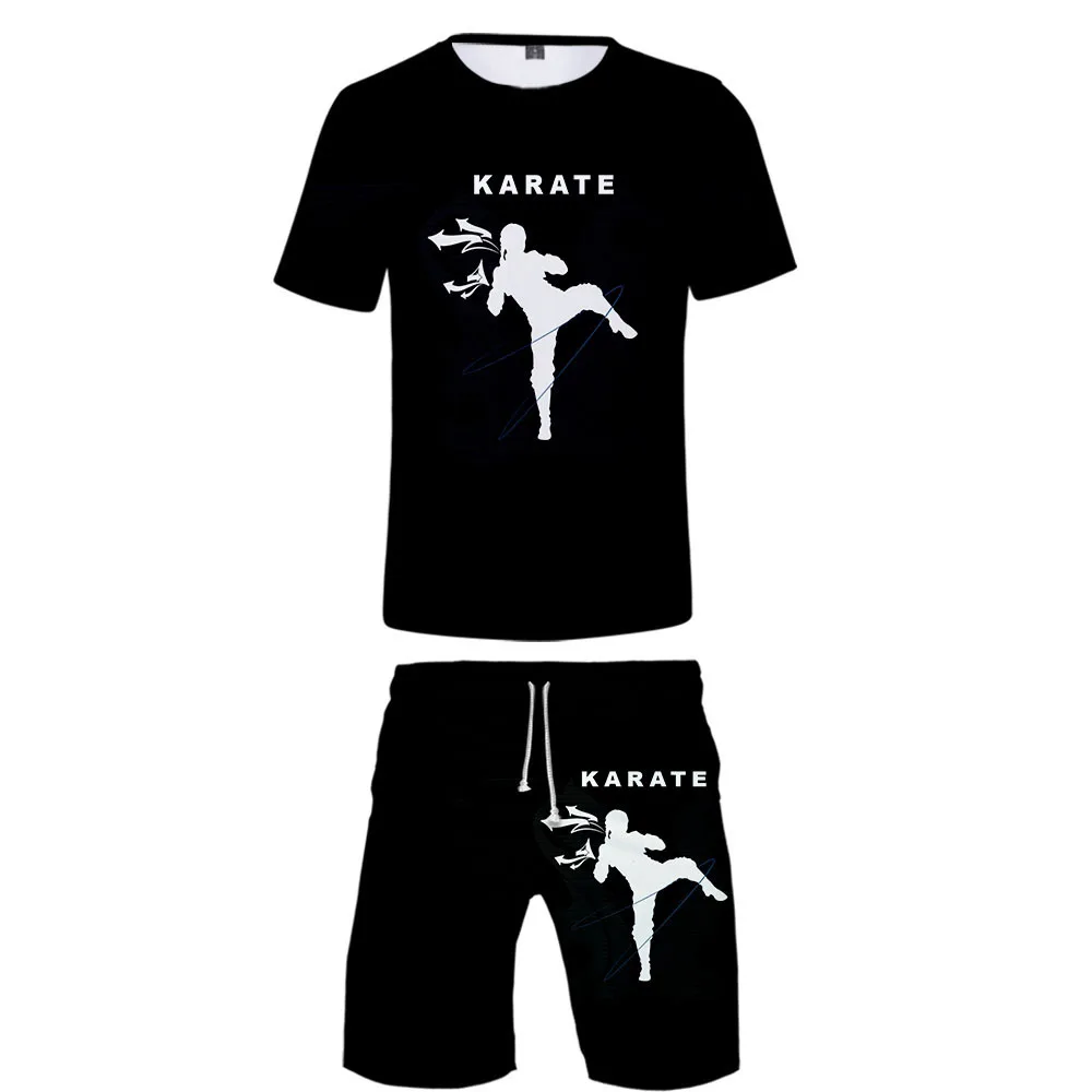 Спортивный костюм Kyokushinkai kan kyokushin karate футболка с коротким рукавом и пляжные шорты