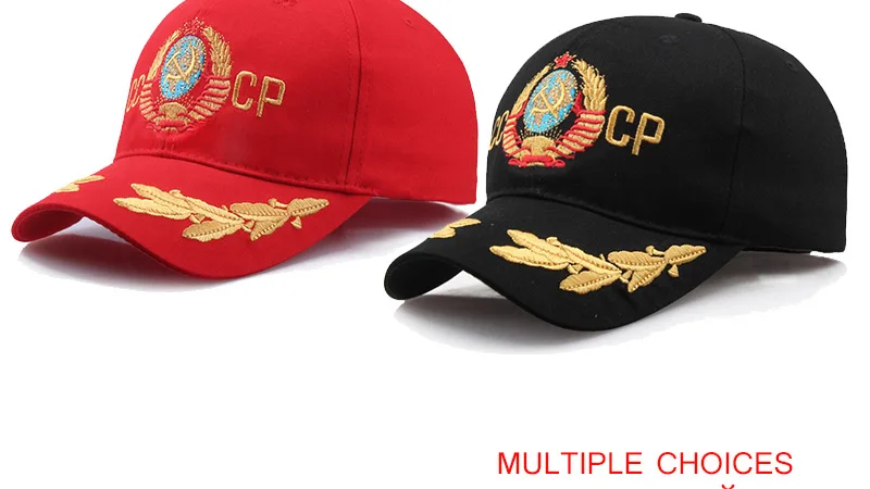 Новая модная бейсбольная кепка CCCP с буквенным принтом, Высококачественная Вышитая эмблема, повседневная шапка, унисекс, хлопок, регулируемые Bad шапки