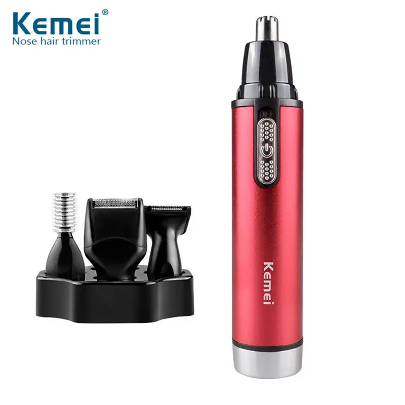 

Kemei 4 in 1 Nose Ear Hair Trimmer for Men Electric Shaver for Men Razor Eyebrow Trimmer for Men Hair Clipper KM-6620